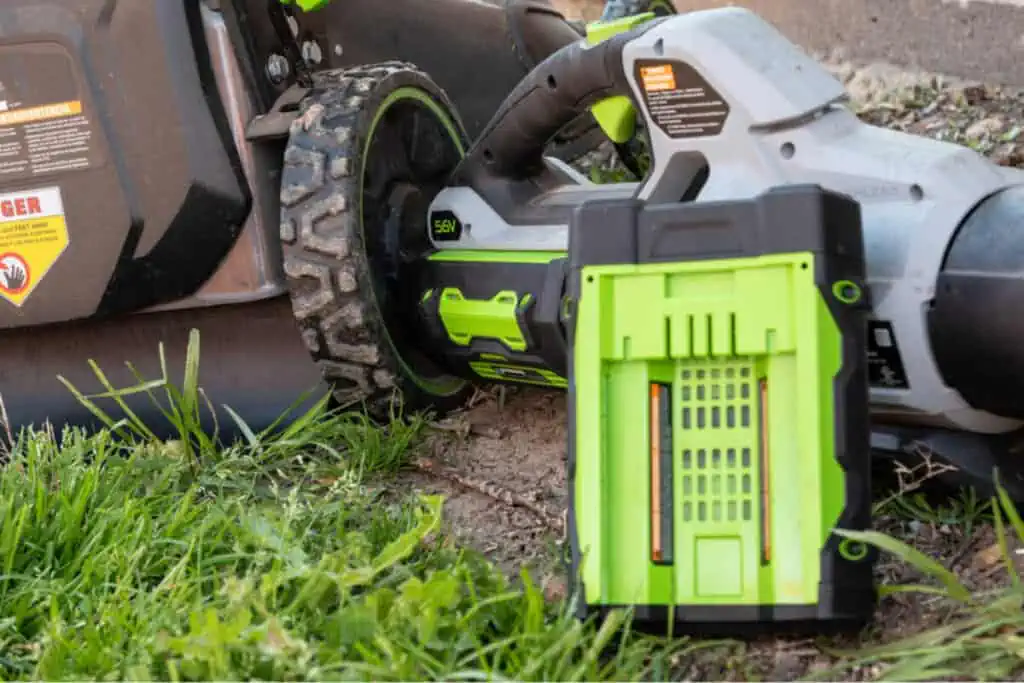electric mower battery