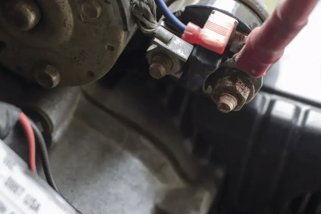 solenoid on a mower