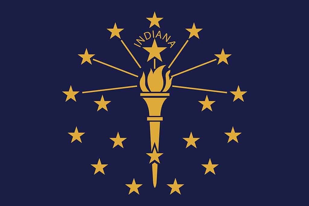 Flag of the State of Indiana