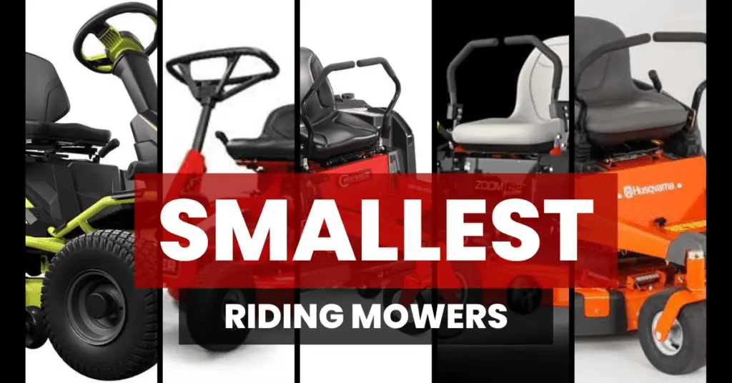 Small riding Mowers