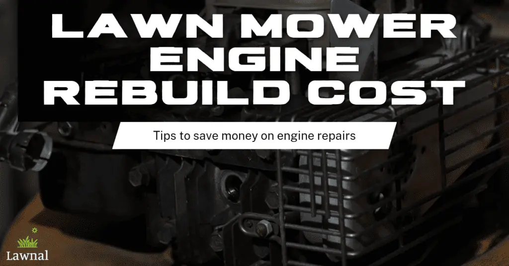 lawn mower engine rebuild cost