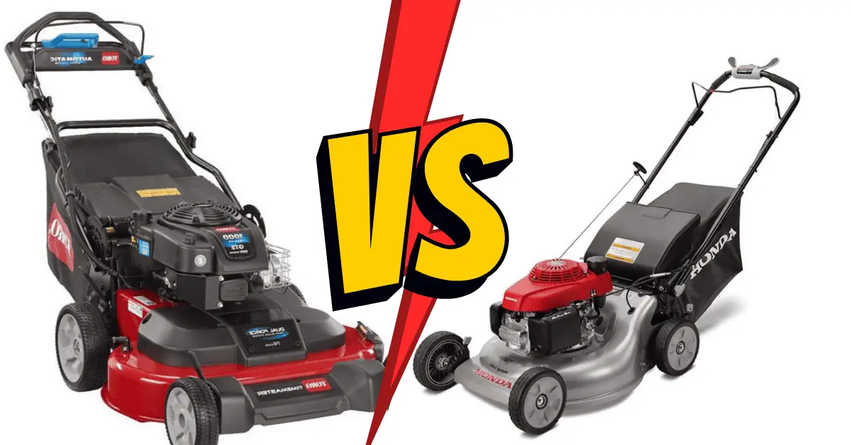 Honda vs Toro mower