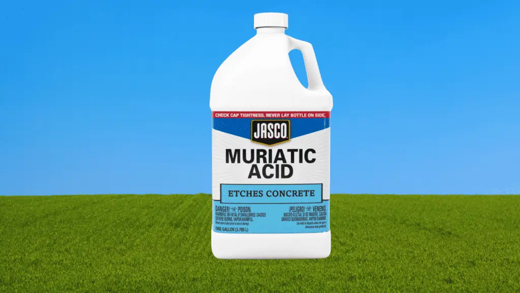 does muriatic acid kill grass