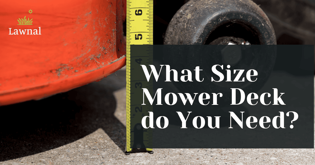 What Size Mower Deck Do You Need? Quick Guide Lawnal