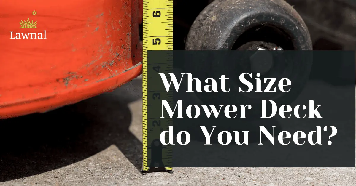 mower deck size